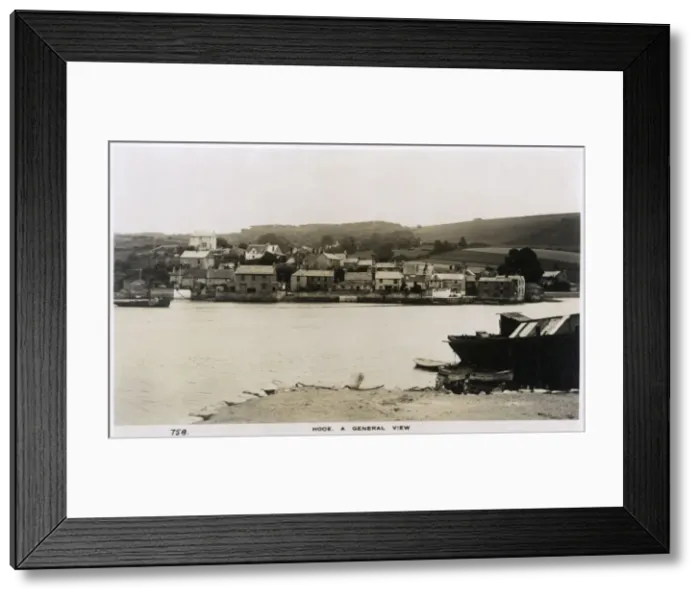 Framed Print : Devon - Hooe - estuary of the River Plym