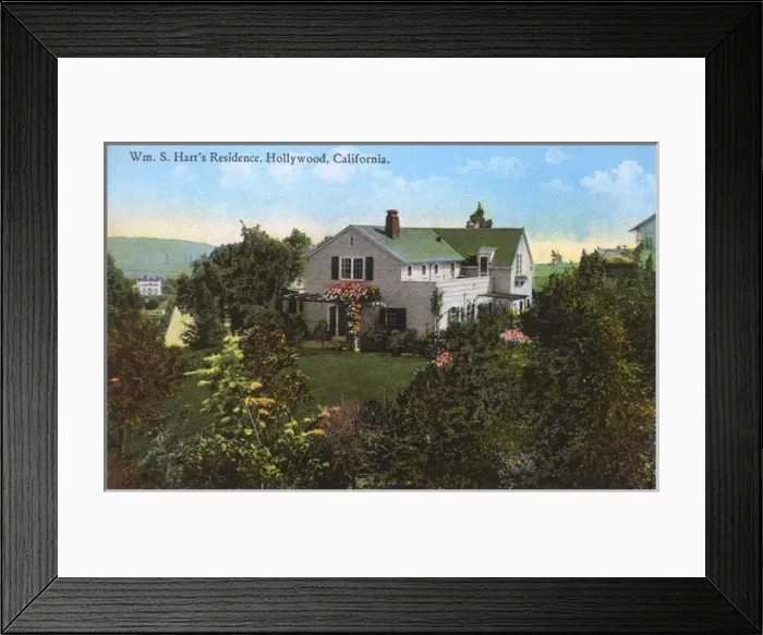 Framed Print : Residence of William S. Hart - Hollywood, California, USA Framed Print : Residence of William S. Hart - Hollywood, California, USA