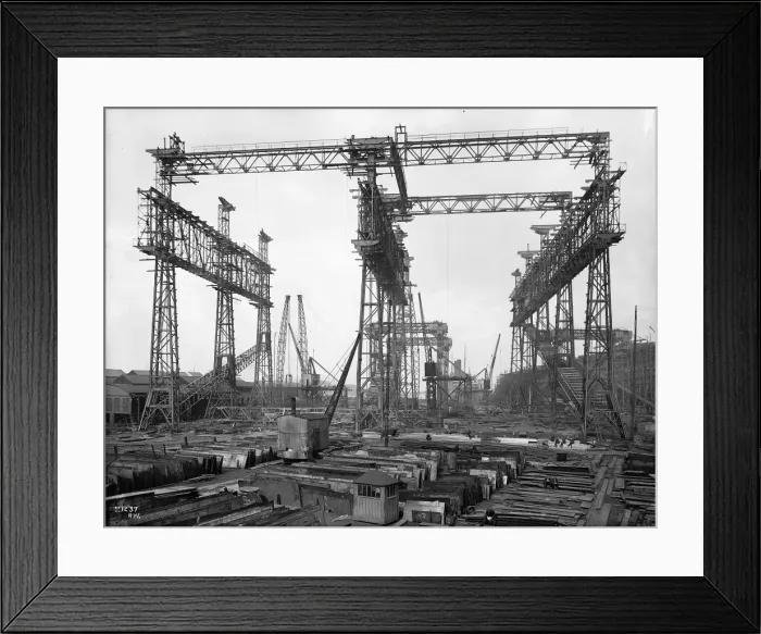 Framed Print : Harland & Wolff Collection - National Museums NI Framed Print : Harland & Wolff Collection - National Museums NI