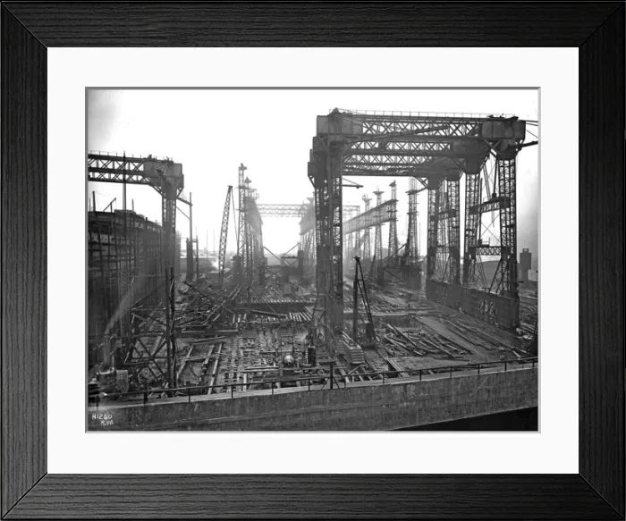 Framed Print : Harland & Wolff Collection - National Museums NI Framed Print : Harland & Wolff Collection - National Museums NI