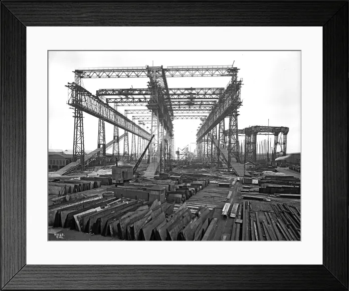 Framed Print : Harland & Wolff Collection - National Museums NI Framed Print : Harland & Wolff Collection - National Museums NI