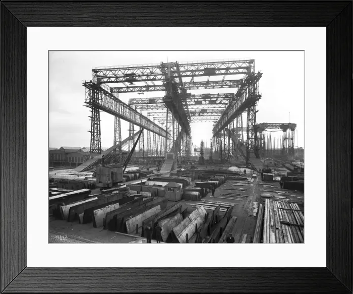 Framed Print : Harland & Wolff Collection - National Museums NI Framed Print : Harland & Wolff Collection - National Museums NI