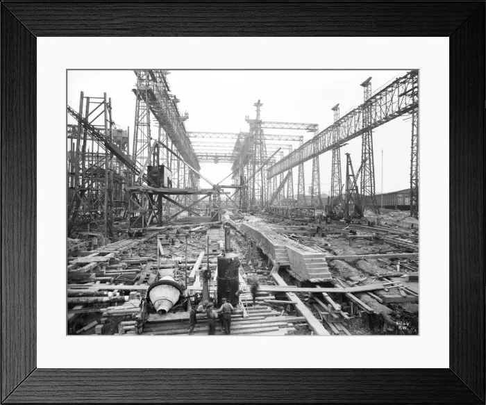 Framed Print : Harland & Wolff Collection - National Museums NI