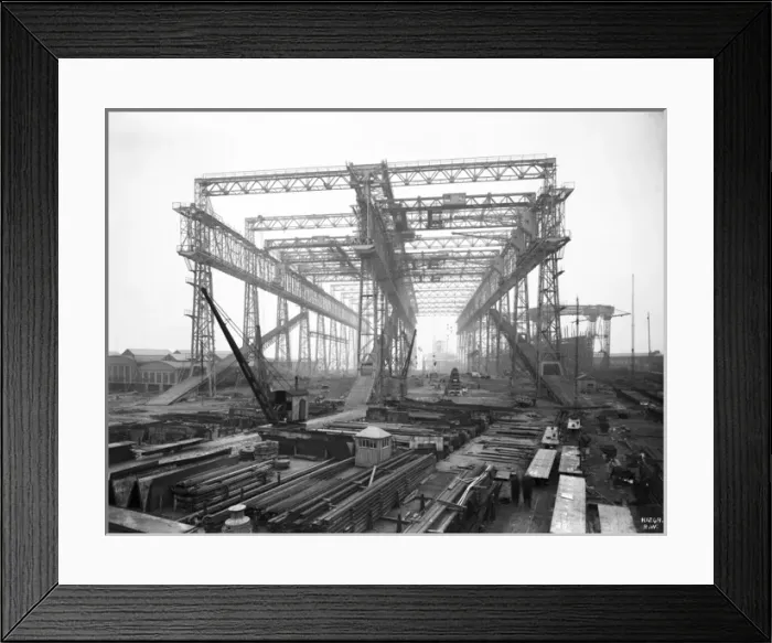 Framed Print : Harland & Wolff Collection - National Museums NI Framed Print : Harland & Wolff Collection - National Museums NI
