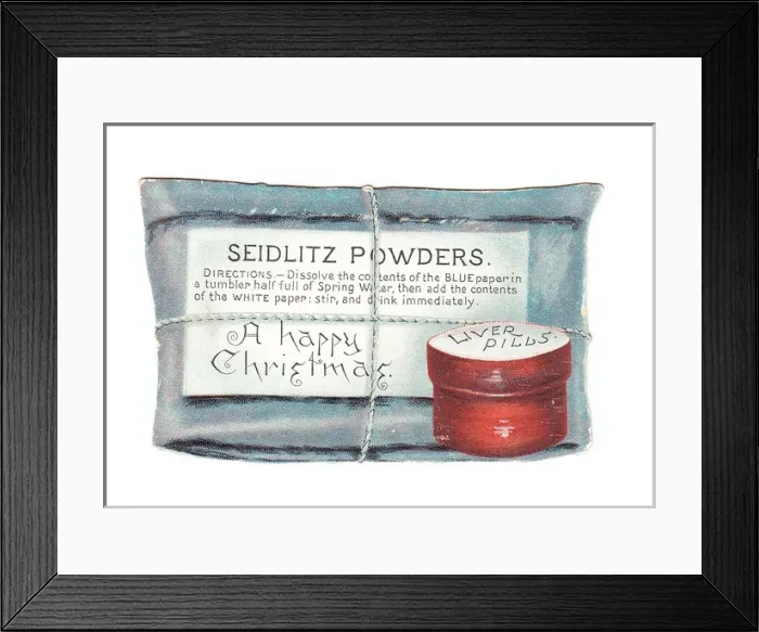 Framed Print : Christmas card in the shape of medicines Framed Print : Christmas card in the shape of medicines