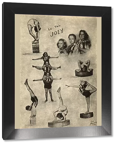 A Trio of French Child Contortionists and Acrobats