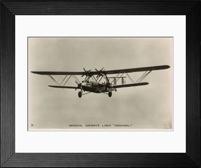 Framed Print : Imperial Airways Airliner Hannibal - passenger aircraft Framed Print : Imperial Airways Airliner Hannibal - passenger aircraft