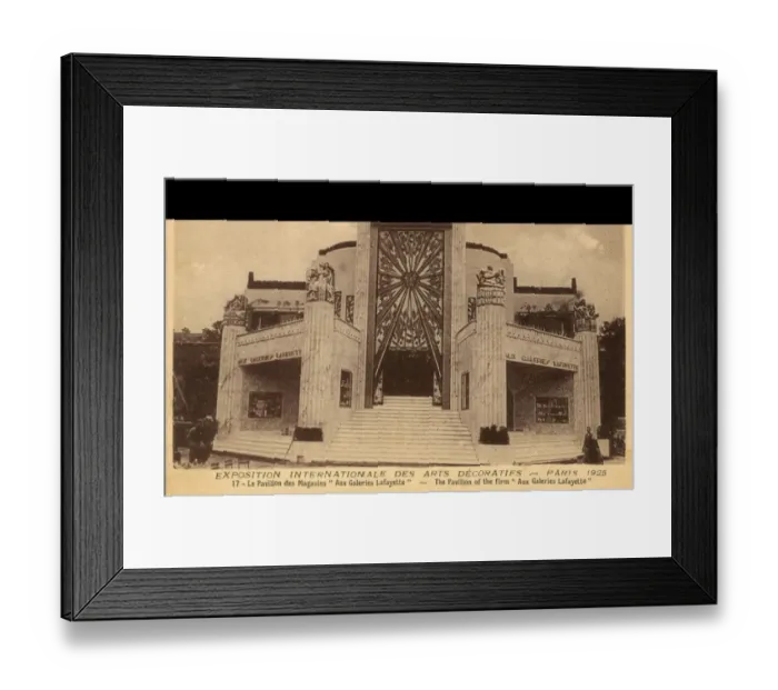 Framed Print : Exposition Internationale des Arts Decoratifs - Paris