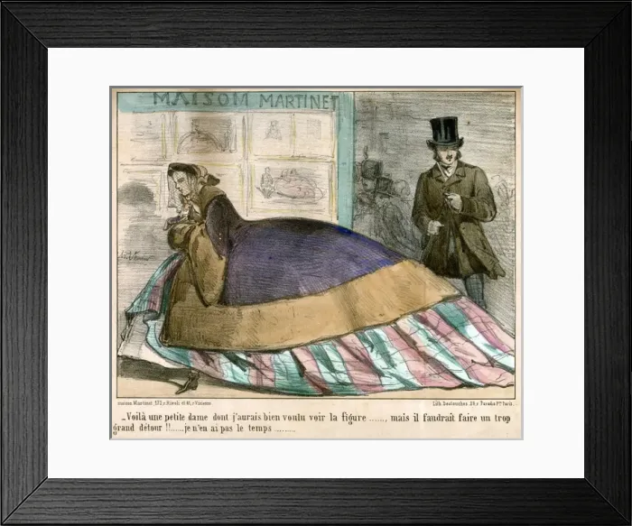 Framed Print : Modes Pour Rire by Charles Vernier Framed Print : Modes Pour Rire by Charles Vernier