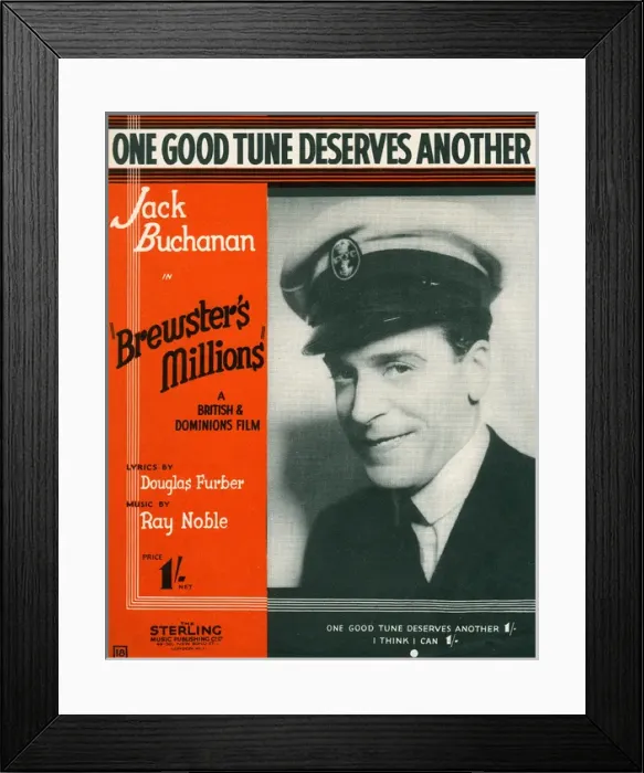 Framed Print : Music cover, One Good Tune Deserves Another Framed Print : Music cover, One Good Tune Deserves Another
