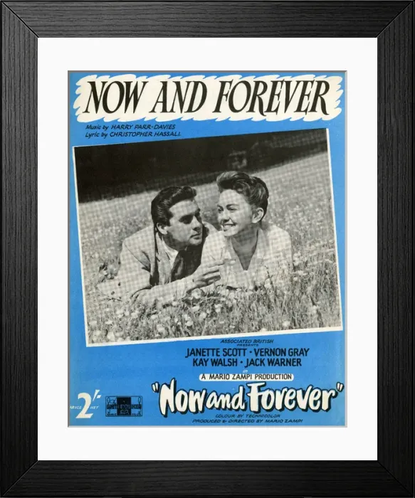 Framed Print : Music cover, Now and Forever Framed Print : Music cover, Now and Forever