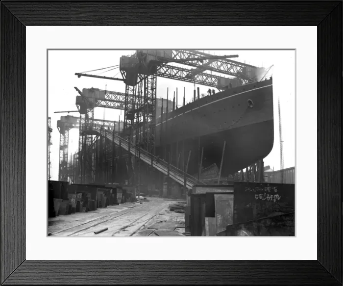 Framed Print : Harland & Wolff Collection - National Museums NI Framed Print : Harland & Wolff Collection - National Museums NI