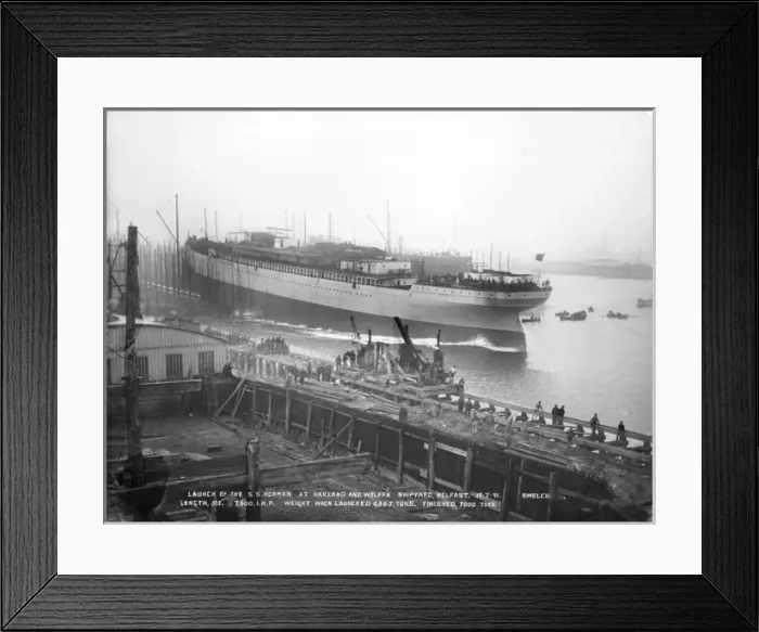 Framed Print : Harland & Wolff Collection - National Museums NI Framed Print : Harland & Wolff Collection - National Museums NI