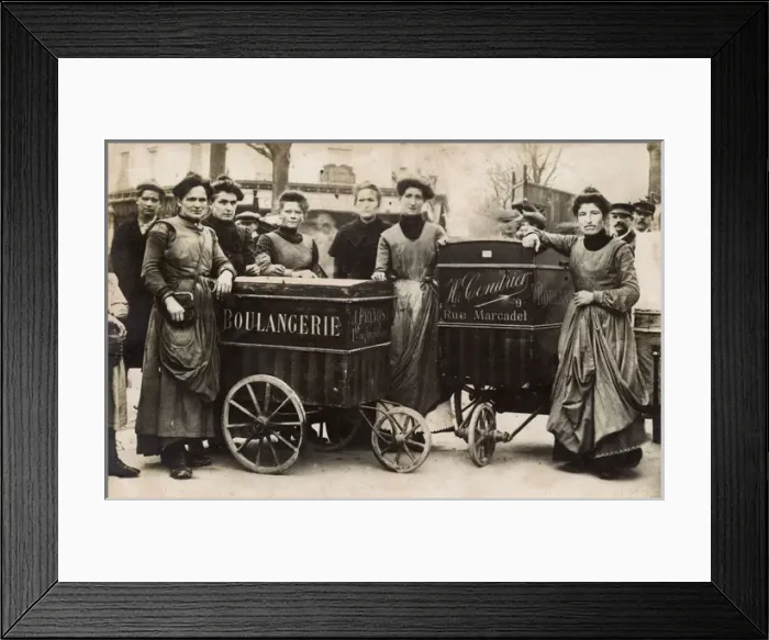 Framed Print : Boulangerie carts, Paris Framed Print : Boulangerie carts, Paris