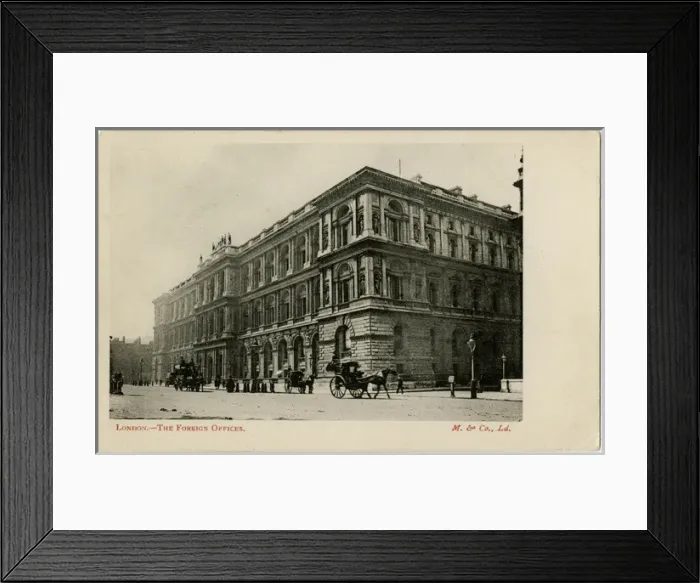 Framed Print : London - The Foreign Offices, Whitehall Framed Print : London - The Foreign Offices, Whitehall
