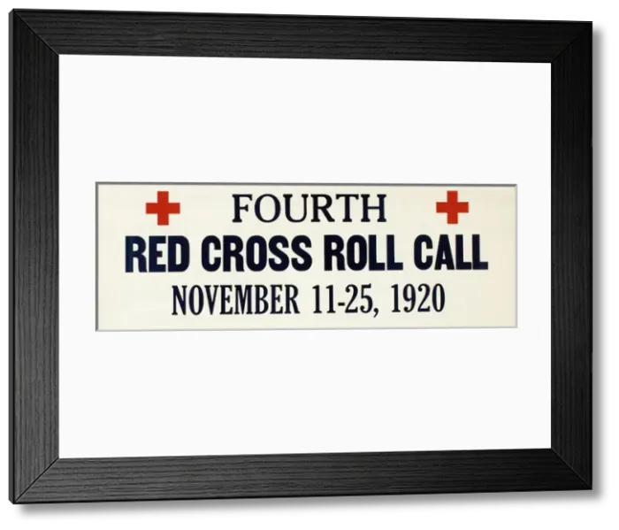 Framed Print : Postwar poster, Red Cross Framed Print : Postwar poster, Red Cross