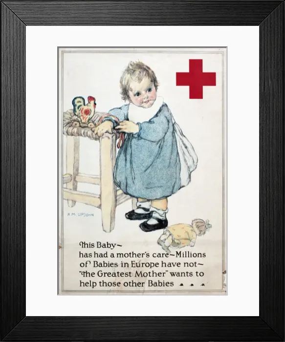 Framed Print : WW1 poster, Red Cross Framed Print : WW1 poster, Red Cross