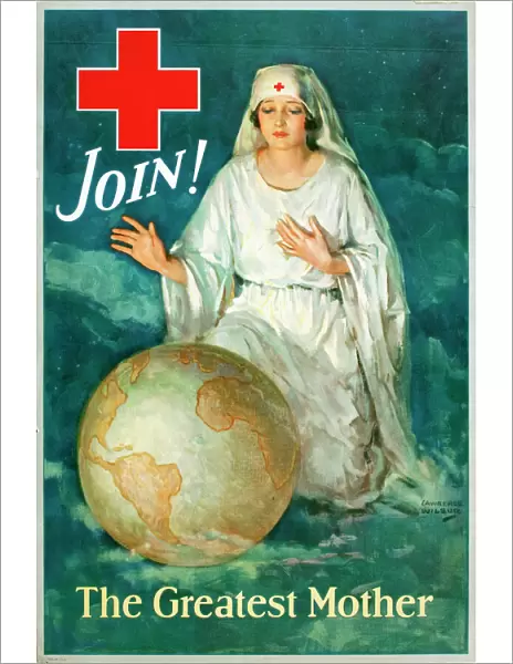 WW1 poster, Red Cross recruitment