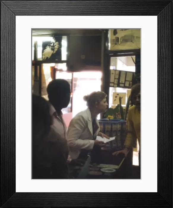 Framed Print : Record Shop - Tottenham Court Road, London Framed Print : Record Shop - Tottenham Court Road, London