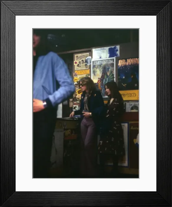 Framed Print : Record Shop - Tottenham Court Road, London Framed Print : Record Shop - Tottenham Court Road, London