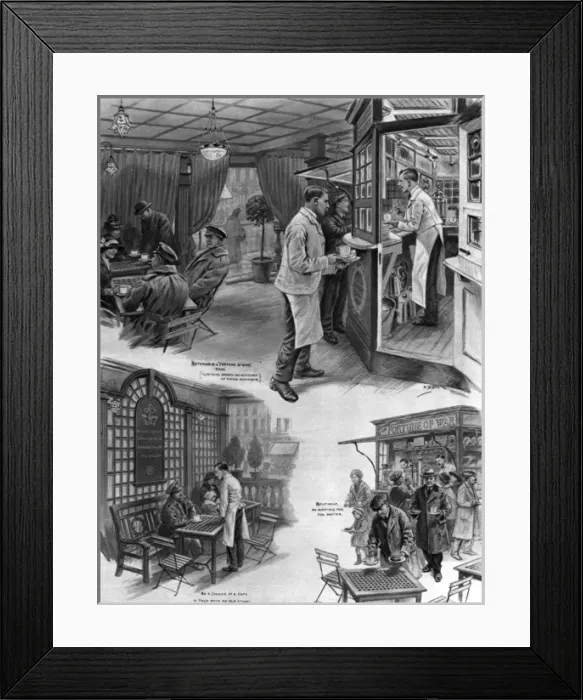 Framed Print : Fortune of War cafe, WW1