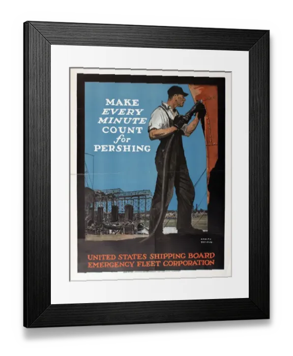 Framed Print : WW1 poster, US Shipping Board Framed Print : WW1 poster, US Shipping Board