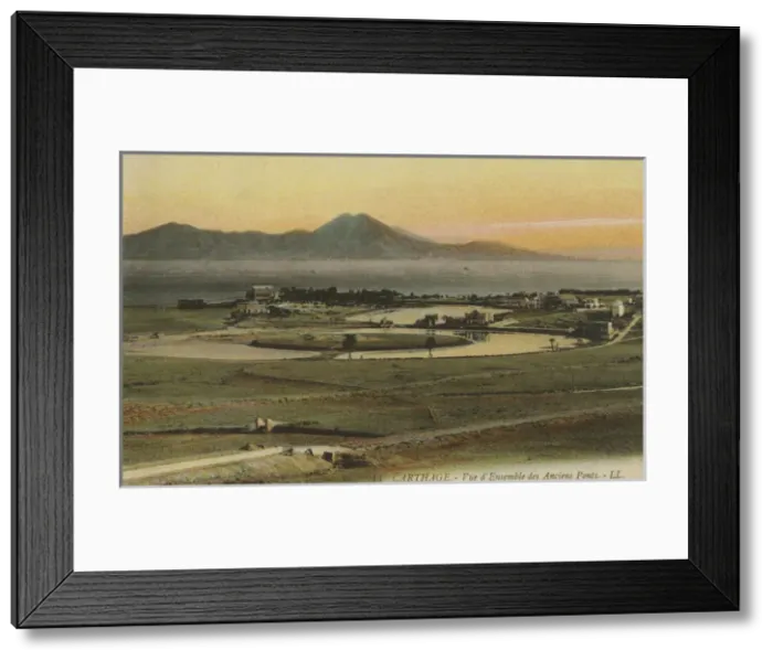Framed Print : Carthage, Tunisia - The Ancient Ports Framed Print : Carthage, Tunisia - The Ancient Ports
