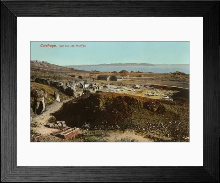 Framed Print : Carthage, Tunisia - Archaeological Excavations Framed Print : Carthage, Tunisia - Archaeological Excavations