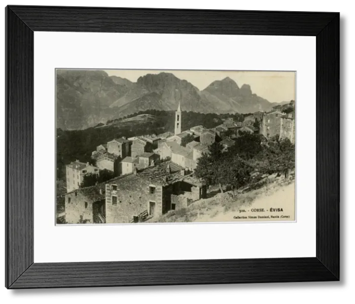 Framed Print : Evisa, Corsica, France Framed Print : Evisa, Corsica, France