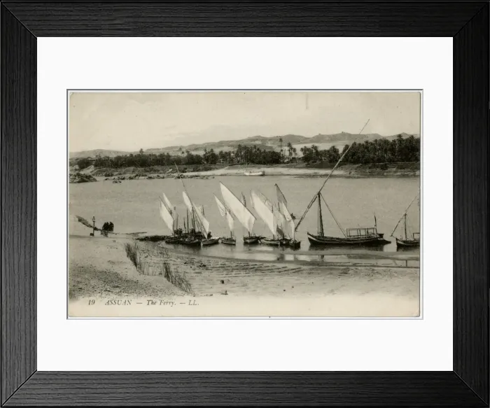Framed Print : Egypt, Africa - The ferry at Aswan Framed Print : Egypt, Africa - The ferry at Aswan