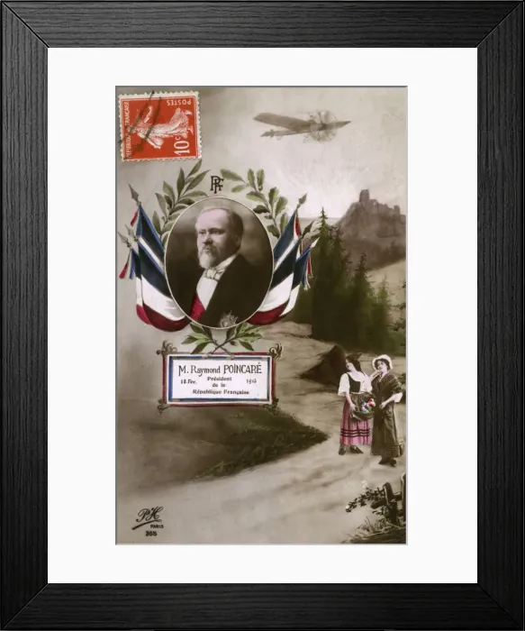 Framed Print : French President Raymond Poincare Framed Print : French President Raymond Poincare