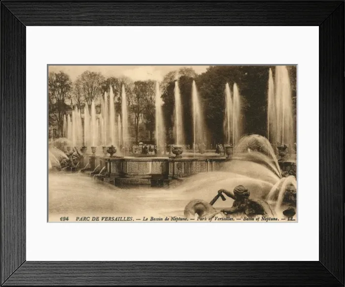 Framed Print : Gardens of Versailles Palace, France - The Basin of Neptune Framed Print : Gardens of Versailles Palace, France - The Basin of Neptune