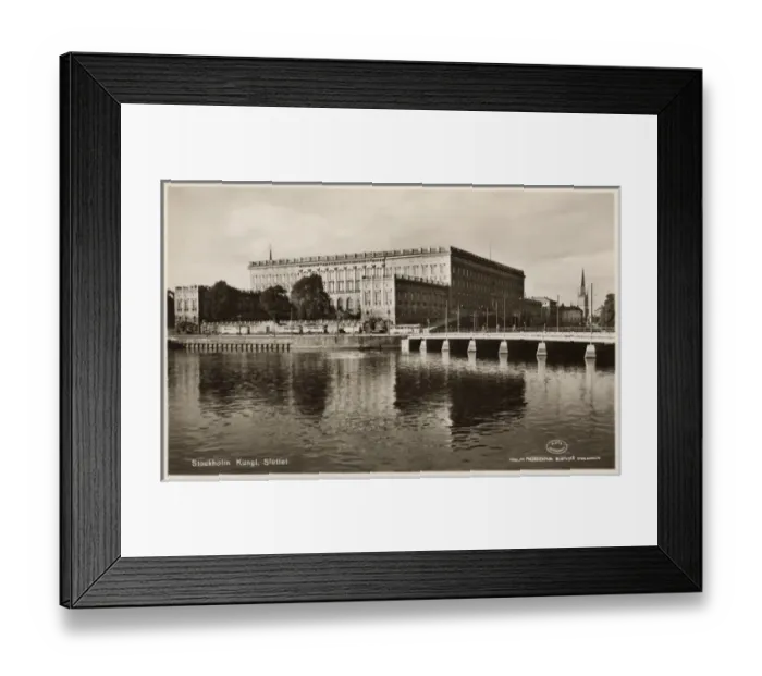 Framed Print : Stockholm, Sweden - Royal Academy, the Royal Palace Framed Print : Stockholm, Sweden - Royal Academy, the Royal Palace