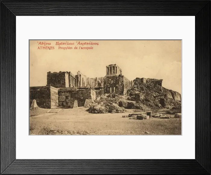 Framed Print : The Acropolis, Athens, Greece - The Propylaea Framed Print : The Acropolis, Athens, Greece - The Propylaea