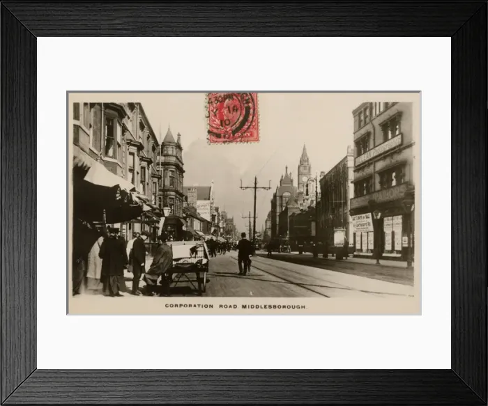 Framed Print : Corporation Road, Middlesborough, North Yorkshire Framed Print : Corporation Road, Middlesborough, North Yorkshire