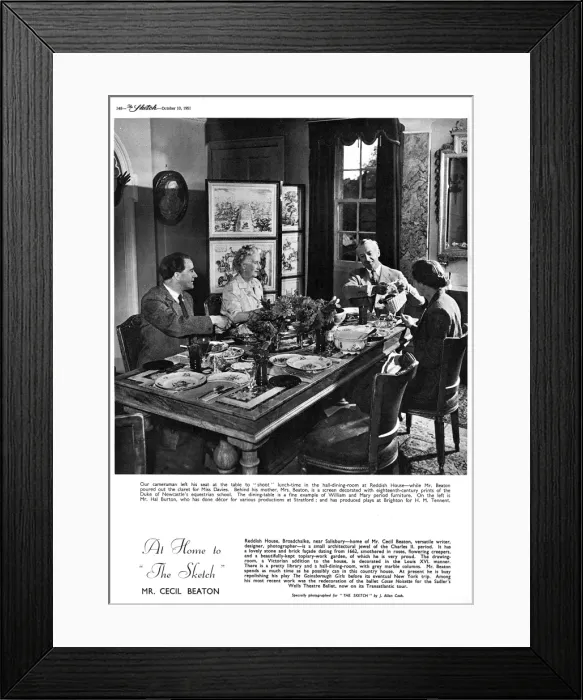 Framed Print : Lunch at Reddish House Framed Print : Lunch at Reddish House