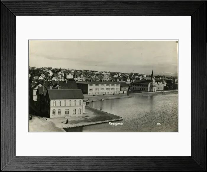 Framed Print : Reykjavik - Iceland - Panoramic View Framed Print : Reykjavik - Iceland - Panoramic View