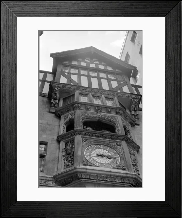 Framed Print : Soho, London - Liberty clock, Great Marlborough Street Framed Print : Soho, London - Liberty clock, Great Marlborough Street