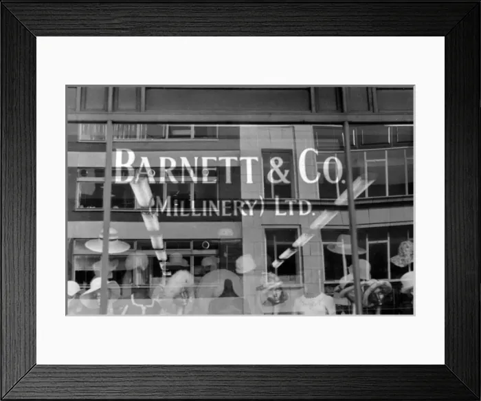 Framed Print : Soho, London - Barnett & Co Millinery Ltd Framed Print : Soho, London - Barnett & Co Millinery Ltd
