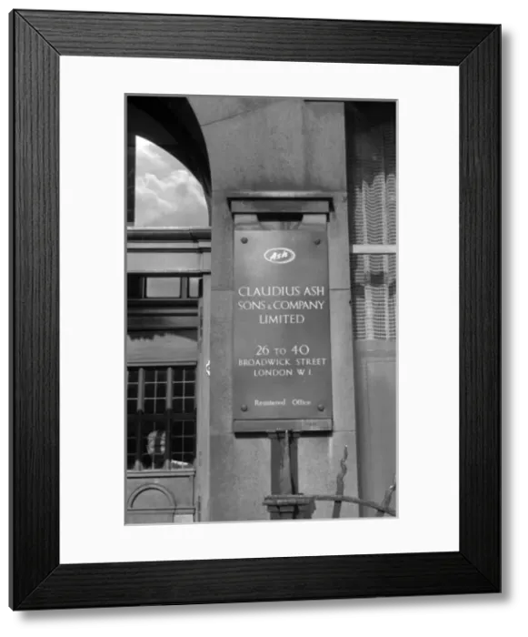 Framed Print : Soho, London - 26-40 Broadwick Street W1 Framed Print : Soho, London - 26-40 Broadwick Street W1