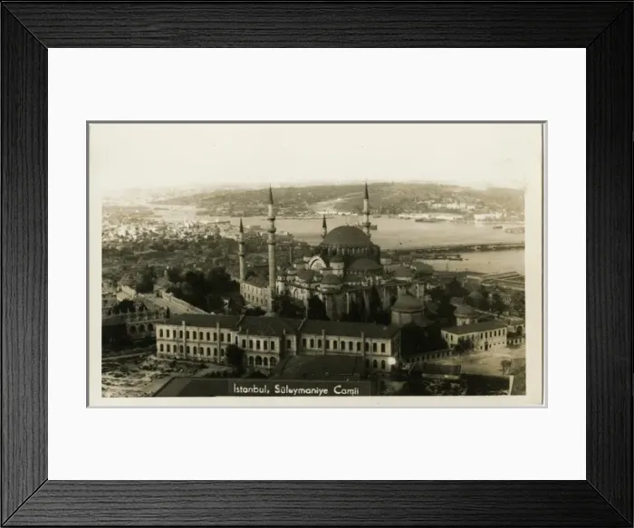 Framed Print : Suleymaniye Mosque, Istanbul, Turkey - with Golden Horn Framed Print : Suleymaniye Mosque, Istanbul, Turkey - with Golden Horn