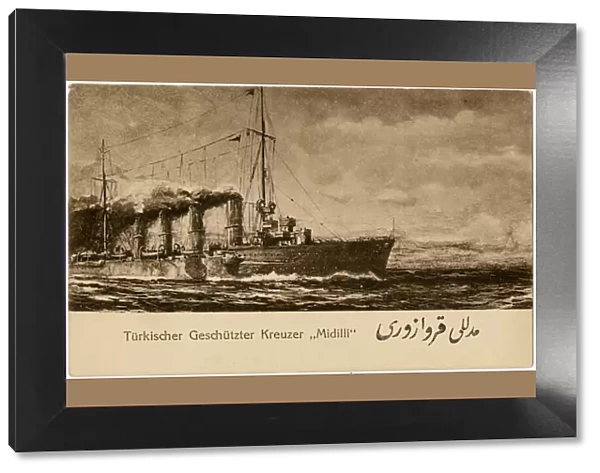 SMS Breslau - Re-named Midilli for the Ottoman Fleet - WW1