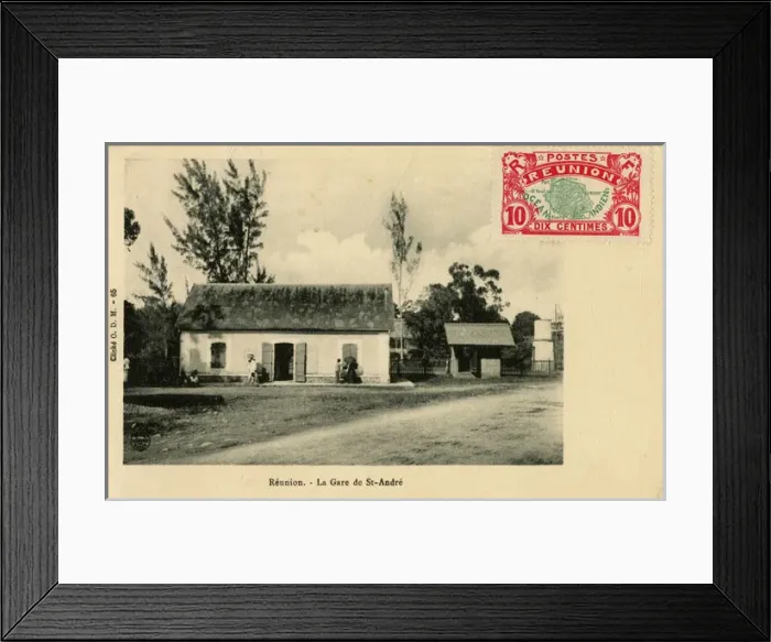 Framed Print : St Andre Station - Island of Reunion - Indian Ocean