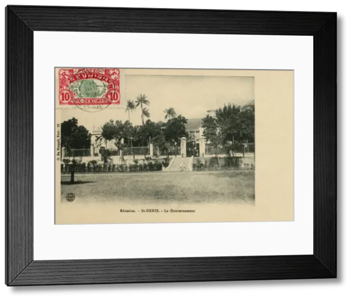Framed Print : Saint-Denis Prefecture - Island of Reunion - Indian Ocean