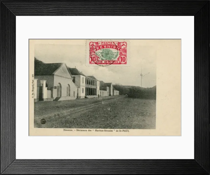Framed Print : Saint-Paul Barracks - Island of Reunion - Indian Ocean Framed Print : Saint-Paul Barracks - Island of Reunion - Indian Ocean