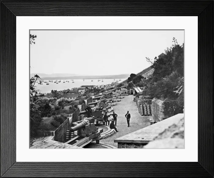 Framed Print : Gardiners Battery, Gibraltar Framed Print : Gardiners Battery, Gibraltar