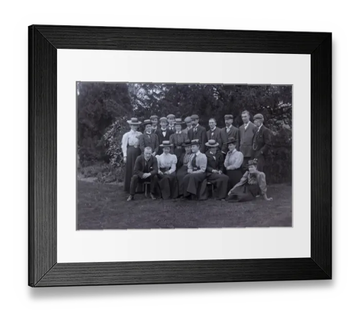 Framed Print : Victorian or Edwardian family group Framed Print : Victorian or Edwardian family group