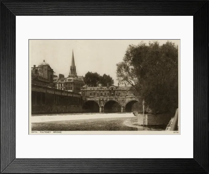 Framed Print : Bath, Somerset - The Pulteney Bridge Framed Print : Bath, Somerset - The Pulteney Bridge