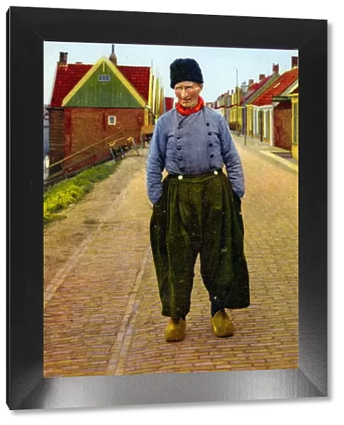 Old Gent at Volendam, The Netherlands - Traditional Costume