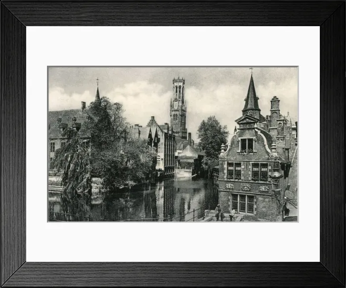 Framed Print : Bruges, Belgium - The Rosary Dock Framed Print : Bruges, Belgium - The Rosary Dock